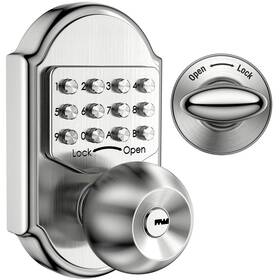 Voltstorm B07yyx7ng7 Keyless Entry Door Lock Deadbolt Sabbath Keys Mechanical