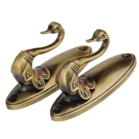 11ulr183l26k7j5n Vorcool Pair Of Swan Style Drapery Curtain Holdbacks Tieback Hooks Tiebacks U-shaped