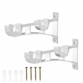 Lt90319487xtd9q7d Vosarea 2pcs Curtain Rod Holders Hooks Cortineros Para Cortinas De Ventana