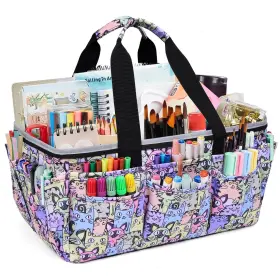 Vosdans 331818561287 Multi-functional Tote Craft Bag Desktop File Folder Carrying With Pockets