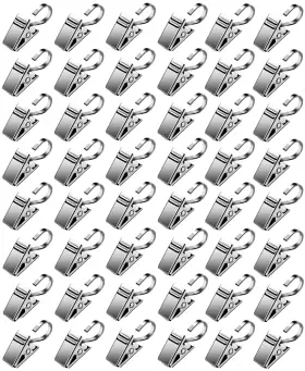 Pcs32 Vshougou 32pcs Curtain Clips With S Hooks Hanger Tapestry Hangers Hanging Party