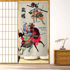 Vtrbwze 679065617494 Noren Japanese Doorway Curtains Warrior Knigh Syogun Tapestry Decora