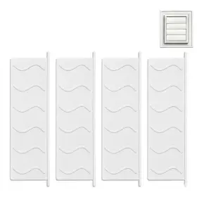 Dvc02 Vundo 4 Inch - Dryer Air Exhaust Vent Cover Panel Replacements Uv And Weather White Dvc02 Vundo 4 Inch - Dryer Air Exhaust Vent Cover Panel Replacements Uv And Weather White