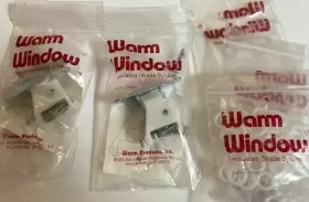 4397346 Warm Window Plastic Rings Insulated Shade System 120 And 2 Locking Pulley