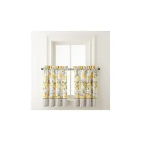 Waverly 080995588585 Lemon Zest 2 Pc. Rod Pocket Window Tier Curtain Pair