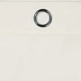 Waverly 081806675463 Sun N Shade Hampton Solid Indoor/outdoor Grommet White 52x108