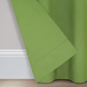 Waverly 081806675623 Sun N Shade Hampton Solid Indoor/outdoor Grommet Green 52x84