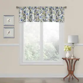 14312052016por Waverly Navarra Farmhouse Scalloped Valance Rod Pocket Window Curtain For Kit