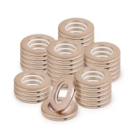 Wc-wsa0953 Wcic 32pack Curtain Grommets - Round Plastic Eyelet Rings Inner Diameter 1-9/16 I