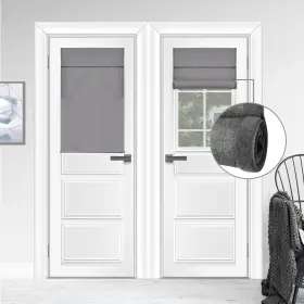 Wdfour 764725967474 100% Blackout French Door Curtains For Windows Uv Protection Noiseles