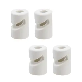 Wx1991 Wealrit 4 Pcs Ceramic Swag Hooks For Ceiling Hanging Chandelier Hook Wall Hoo