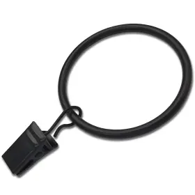 Weekseight 194467167380 20 Pack Black Curtain Rings With Clips Hooks Hangers Clip For