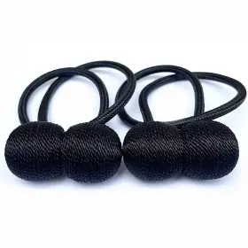 Winsharp 809892831202 Window Curtain 4 Pcs Magnetic Tiebacks Clips Tie Band Home Office Decorative