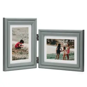 Xhui-v57-h75 Wisadd Vertical And Horizontal 5x7 Picture Frames Double Hinged Wood Folding Photo Fra