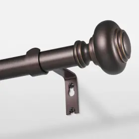 40-36-120-rb Wolistsa Long Bronze Curtain Rods For Windows 66 To 120 36ftft-120ftft 1 Pack