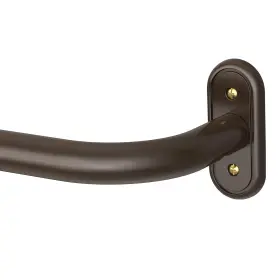 Ws37-120br Wolistsa Bronze Curtain Rods For Windows 66 To 120 Inch 60ftft-120ftft 1 Pack Brown