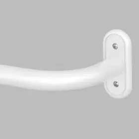 Ws37-144wh Wolistsa White Wrap Around Curtain Rod Extra Long Heavy Duty Blackout Rods Fo