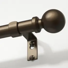 Ws45-176br Wolistsa Extra Long Bronze Curtain Rod 1 Inch 36ftft-176ftft Pack