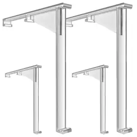H1030290o3del4 Wooneky 4pcs Plastic Valance Clips For Vertical Blinds Sturdy Curtain Fixat
