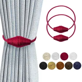 Xderlin 339036156025 Magnetic Curtain Tiebacks Draper Holdbacks Vs Upgraded 16 Inch Decorrative Dr