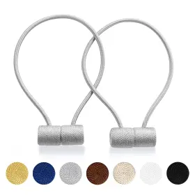 Xderlin 341222413997 Curtain Tiebacks Clips Vs Strong Magnetic Tie Band Home Office Decorative Dra