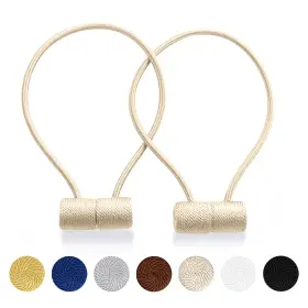 Xderlin 341222961795 Curtain Tiebacks Clips Vs Strong Magnetic Tie Band Home Office Decorative Dra