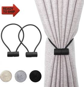 Xderlin 445010110180 2 Pack Window Magnetic Curtain Tiebacks Holdbacks Vs Upgraded 16 Inch Decorrati