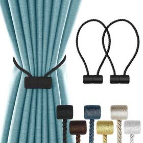 Xderlin Clk014n Magnetic Curtain Tiebacks 2 Pack Holdbacks Modern Upgraded 2021 New T