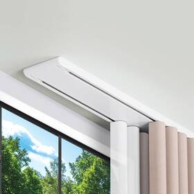 Xhkjysdp Clhg-001 9.2ft Double Row Curtain Tracks Ceiling Mounted 110.23 In White