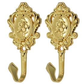 Xiaoyztan L2019020020 Curtain Tiebacks Vintage Wall Hooks For Gold Antiq