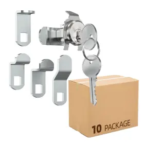 B0f4kfy4db Xinxinlin 10 Pack Mailbox Lock Replacement 2 Keys - Universal Fit For Post