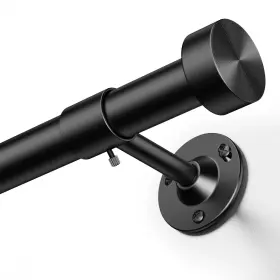 Yf-1113-32-150 Yafex Heavy Duty Curtain Rods 32-150 Inch 1 32 To 150 Black