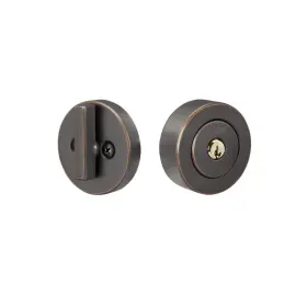 B0886zzbpv Yale Home 4881k19fr Flat Round Single Cylinder Oil Rubbed Bronze Deadbolt