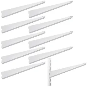 Cu-yalikop-2238477 Yalikop 10 Pack Adjustable Shelf Brackets For Double Track System Closet Orga