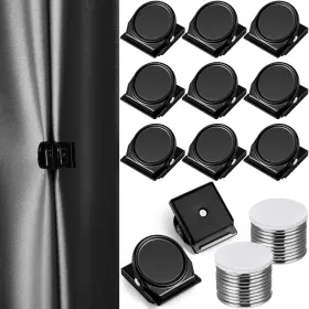 Xie-yaocom-2870 Yaocom 10 Pcs Outdoor Curtain Magnets Closure Plus Size Magnetic Clips Meta