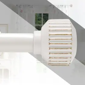 Ycolnaefllr 667763801574 Antique White Curtain Rods For Windows 48 To 84 36-88 Inch