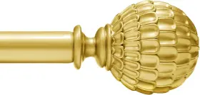 Ycolnaefllr 667763801659 Warm Gold Curtain Rod For Windows 18 To 45 Inches 18-45 Inch