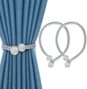 Yiwu Shengyue E-commerce Co. Ltd 313085392312 Savori Bling Curtain Tiebacks Decorative Tie Backs Rhinestone Crystal Rope