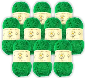 Yonkey Monkey 707283741872 10-pack Of Fingering Weight Yarn - 70% Rayon Derived From Bambo