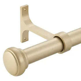 144-164 Yumierle Ym-161 Heavy Duty Adjustable Curtain Rod Inch Round Cap Ceiling Mount Li