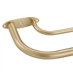 Ym-269 Yumierle Room Darkening Wrap Around Double Curtain Rod Set Extendable Metal 1