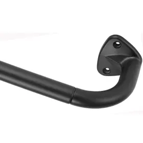 84-144 Yun Nephele 791719214740 Yunnephele Room Darkening Curtain Rod Inch Wrap Matte Black