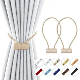 Yuntuoo 339036868096 18 Inch Strong Magnetic Curtain Tiebacks Holdbacks Modern Upgrade St