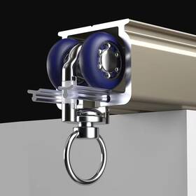 Yxhomme T6063 Ceiling Mounted Curtain Track For Drapes And Room Dividers - Sliding