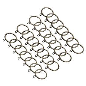 Zaplyte 601968106577 28 Pcs Green 1.5 Inch Id Curtain Rod Rings With Eyelets Hanging
