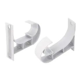 Zaplyte 711331105622 2pcs 1 Inch Dia Drapery Curtain Pole Rod Hook Shape Ceiling Bracket Zaplyte 711331105622 2pcs 1 Inch Dia Drapery Curtain Pole Rod Hook Shape Ceiling Bracket