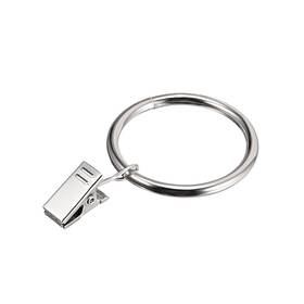 Zaplyte 714998312617 Curtain Clip Rings W Hooks 1.5inch Inner Diameter 4mm Thick Drapery Ring 10pcs
