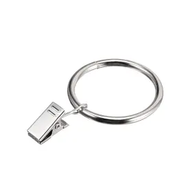 Zaplyte 714998312617 Curtain Clip Rings W Hooks 1.5inch Inner Diameter 4mm Thick Drapery Ring 10pcs