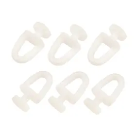 Zaplyte 714998326003 Curtain Track Rollers Plastic Drapery Rail Sliding Glider 11mm Dia 50pcs
