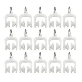 Zaplyte 714998326133 Curtain Track Rollers Plastic Twin Wheeled Carriers 9mm Dia 50pcs